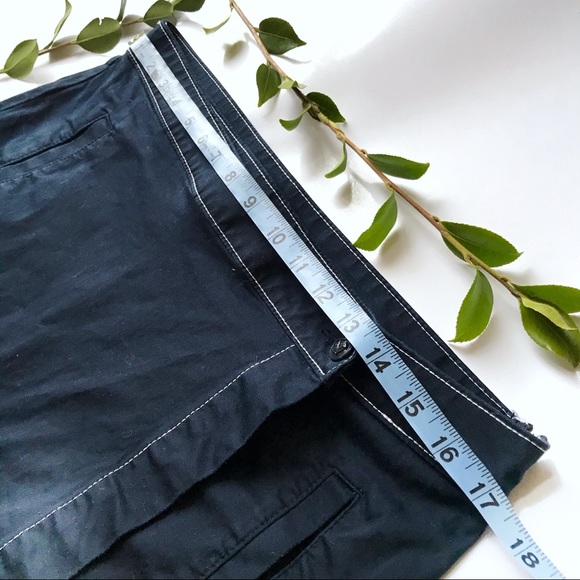 Tommy Hilfiger Jean Straight Skirt w/ Front Panel - Picture 4 of 7